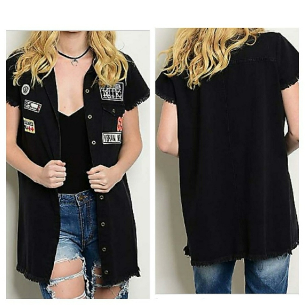 Patchwork Shirt Jacket